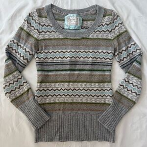 Vintage Old Navy Y2K Cozy Striped Sweater